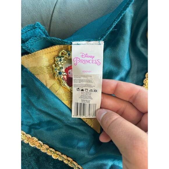 Disney Store Merida dress size 7/8 Medium Girls - Picture 3 of 6